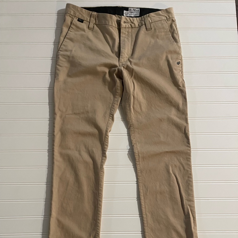 Fox Men’s Khaki Pants-Regular Tapered Fit